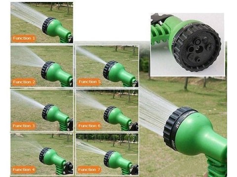 Wąż ogrodowy rozciągliwy 10m - 30m x-hose pistolet Wąż ogrodowy rozciągliwy 10m - 30m x-hose pistolet