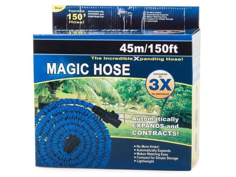 Wąż ogrodowy rozciągliwy 15m - 45m x-hose pistolet Wąż ogrodowy rozciągliwy 15m - 45m x-hose pistolet