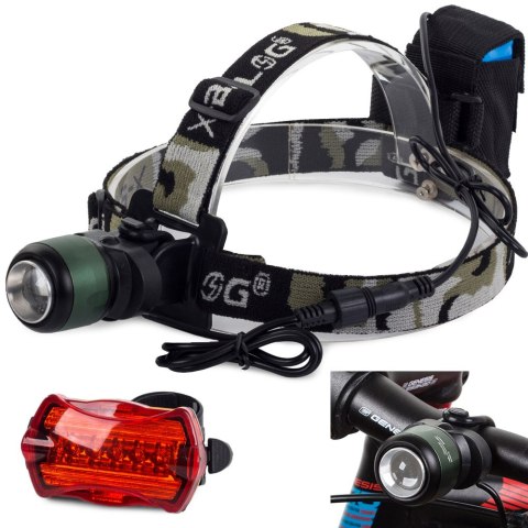 Bailong latarka czołowa rowerowa cree xml t6 zoom Bailong latarka czołowa rowerowa cree xml t6 zoom