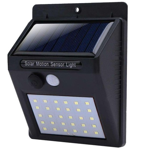 Lampa solarna 30 led smd czujnik ruchu zmierzchu