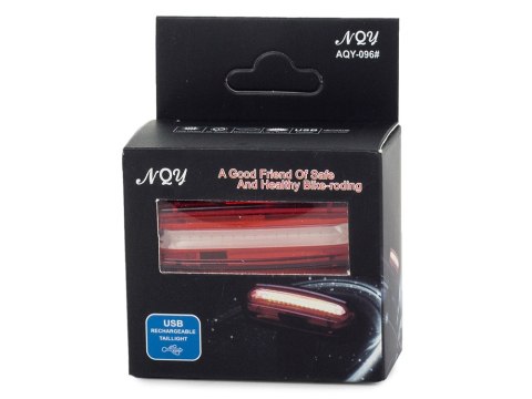 Lampka rowerowa tylna tył ładowana usb led cob Lampka rowerowa tylna tył ładowana usb led cob