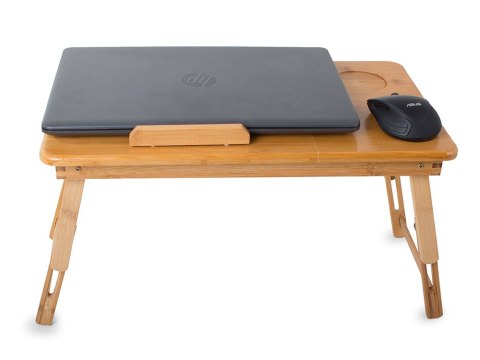 Stolik pod laptopa bambusowy do łóżka podstawka Stolik pod laptopa bambusowy do łóżka podstawka