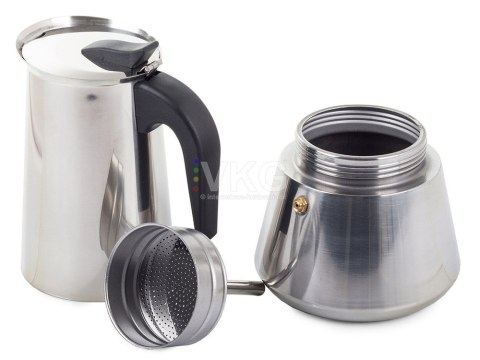 Włoska kawiarka ita zaparzacz 12 kaw 600ml stalowa Włoska kawiarka ita zaparzacz 12 kaw 600ml stalowa