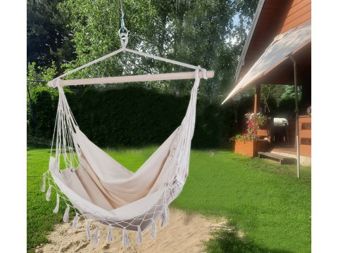 Hamak brazylijski ogrodowy fotel wiszący krzesło bujak huśtawka boho balkon Hamak brazylijski ogrodowy fotel wiszący krzesło bujak huśtawka boho balkon