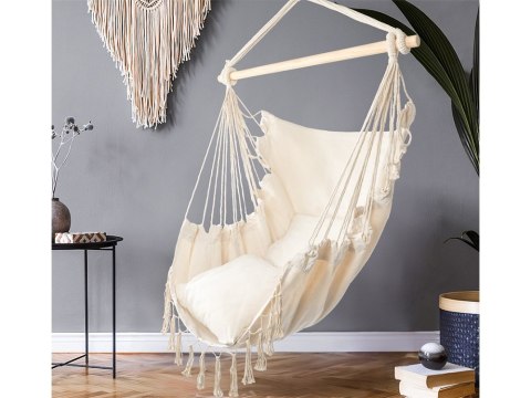 Hamak brazylijski ogrodowy fotel wiszący krzesło bujak huśtawka boho balkon Hamak brazylijski ogrodowy fotel wiszący krzesło bujak huśtawka boho balkon