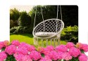 Huśtawka ogrodowa bocianie gniazdo fotel wiszący krzesło boho 80cm