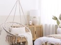 Huśtawka ogrodowa bocianie gniazdo fotel wiszący krzesło boho 80cm