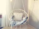Huśtawka ogrodowa bocianie gniazdo fotel wiszący krzesło boho 80cm