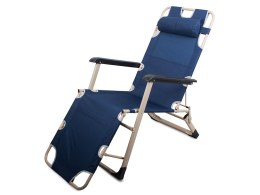 Leżk składany ogrodowy fotel plażowy zero gravity 2w1 krzesło turysytyczne