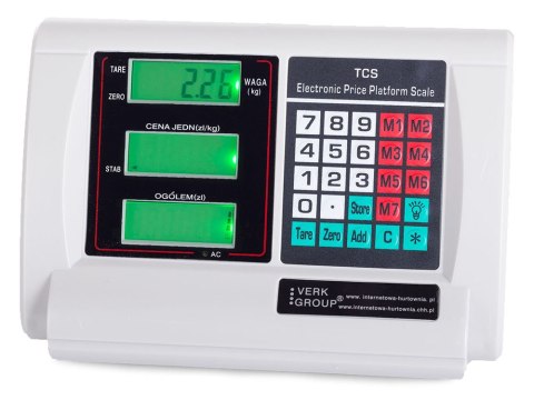 Waga sklepowa magazynowa elektroniczna 100kg/20g Waga sklepowa magazynowa elektroniczna 100kg/20g