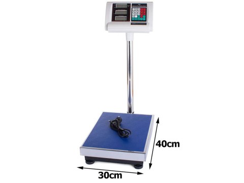 Waga sklepowa magazynowa elektroniczna 100kg/20g Waga sklepowa magazynowa elektroniczna 100kg/20g