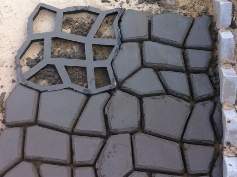 Forma do kostki brukowej kamienia betonu kocie łby Forma do kostki brukowej kamienia betonu kocie łby