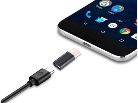 Adapter przejściówka z micro usb na usb typ c 3.1 Adapter przejściówka z micro usb na usb typ c 3.1