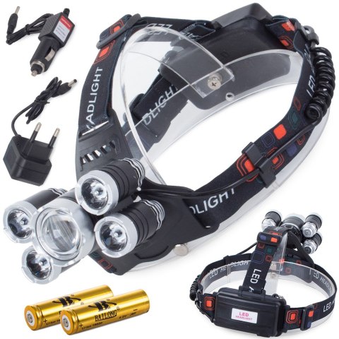Bailong latarka czołowa led cree xm-l t6 4x xpe Bailong latarka czołowa led cree xm-l t6 4x xpe