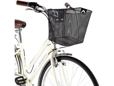 Duzy kosz rowerowy metalowy koszyk do roweru click Duzy kosz rowerowy metalowy koszyk do roweru click