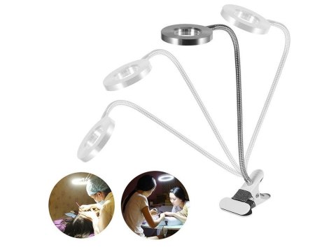 Lampka 24 led biurkowa kosmetyczna z klipsem klips Lampka 24 led biurkowa kosmetyczna z klipsem klips
