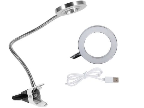 Lampka 24 led biurkowa kosmetyczna z klipsem klips Lampka 24 led biurkowa kosmetyczna z klipsem klips