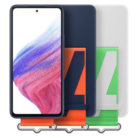 ETUI POKROWIEC Z PASKIEM DO GALAXY A53 5G STRAP SILICONE COVER BIAŁY ETUI POKROWIEC Z PASKIEM DO GALAXY A53 5G STRAP SILICONE COVER BIAŁY