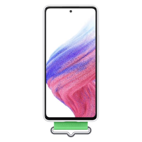 ETUI POKROWIEC Z PASKIEM DO GALAXY A53 5G STRAP SILICONE COVER BIAŁY ETUI POKROWIEC Z PASKIEM DO GALAXY A53 5G STRAP SILICONE COVER BIAŁY