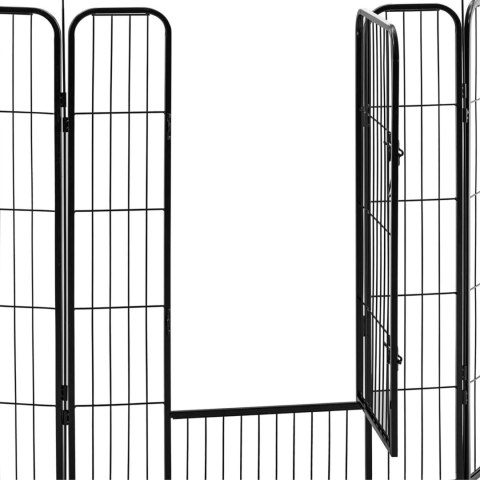KOJEC ZAGRODA WYBIEG DLA PSÓW SZCZENIĄT Z BRAMKĄ WYS. 100 CM 8 SEGMENTÓW KOJEC ZAGRODA WYBIEG DLA PSÓW SZCZENIĄT Z BRAMKĄ WYS. 100 CM 8 SEGMENTÓW