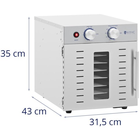 PROFESJONALNA SUSZARKA DEHYDRATOR DO ŻYWNOŚCI 8 RUSZTÓW 29X29CM 22L 800W PROFESJONALNA SUSZARKA DEHYDRATOR DO ŻYWNOŚCI 8 RUSZTÓW 29X29CM 22L 800W
