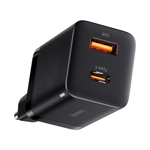 SZYBKA ŁADOWARKA SIECIOWA USB USB-C 30W PD QC SUPER SI PRO CZARNY SZYBKA ŁADOWARKA SIECIOWA USB USB-C 30W PD QC SUPER SI PRO CZARNY