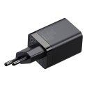 SZYBKA ŁADOWARKA SIECIOWA USB USB-C 30W PD QC SUPER SI PRO CZARNY