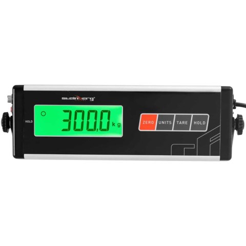 WAGA ŚCIENNA MAGAZYNOWA Z ZEWNĘTRZNYM WYŚWIETLACZEM 55 X 45 CM 300 KG / 100 G WAGA ŚCIENNA MAGAZYNOWA Z ZEWNĘTRZNYM WYŚWIETLACZEM 55 X 45 CM 300 KG / 100 G