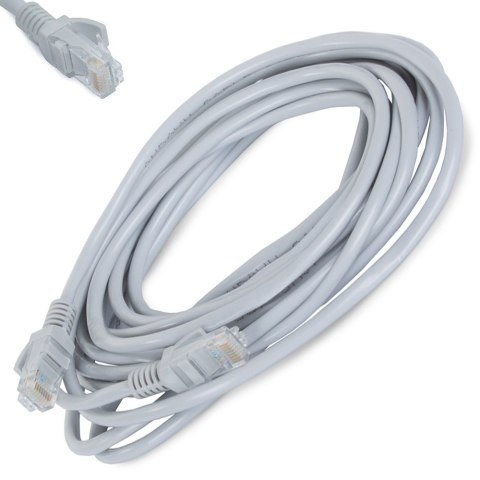 Kabel sieciowy lan cat5e rj45 skrętka ethernet 5m Kabel sieciowy lan cat5e rj45 skrętka ethernet 5m