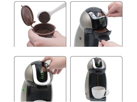 5 x kapsułki dolce gusto wielokrotnego użytku kawy 5 x kapsułki dolce gusto wielokrotnego użytku kawy