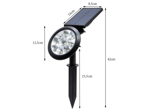 Lampa solarna rgb kolorowa ogrodowa świateczna Lampa solarna rgb kolorowa ogrodowa świateczna