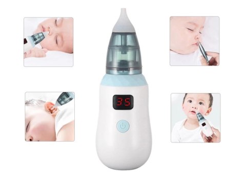 Aspirator do nosa elektryczny odciągacz kataru Aspirator do nosa elektryczny odciągacz kataru