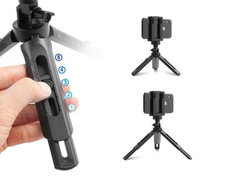 Uchwyt statyw stojak na telefon tripod regulowany Uchwyt statyw stojak na telefon tripod regulowany