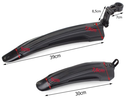 Błotniki rowerowe przód tył komplet rower 2 szt Błotniki rowerowe przód tył komplet rower 2 szt