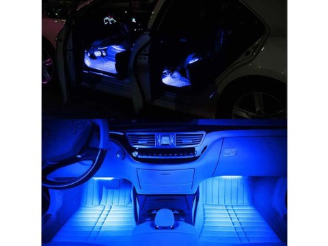 Oświetlenie led do samochodu wnętrza auta pilot Oświetlenie led do samochodu wnętrza auta pilot