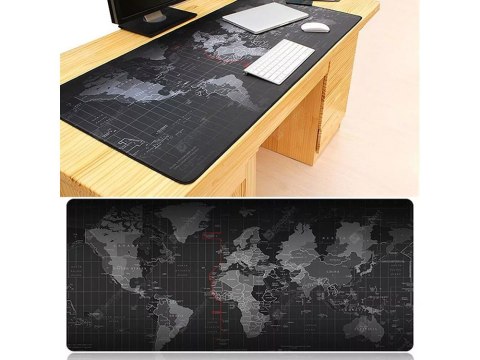 Duża podkładka pod mysz gamingowa mapa 90x40 biuro Duża podkładka pod mysz gamingowa mapa 90x40 biuro