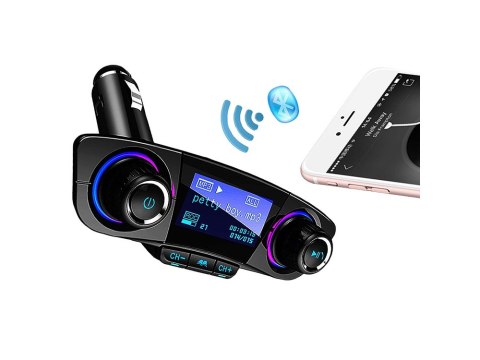 Transmiter fm bluetooth usb 5.0 wielofunkcyjny 8w1 Transmiter fm bluetooth usb 5.0 wielofunkcyjny 8w1