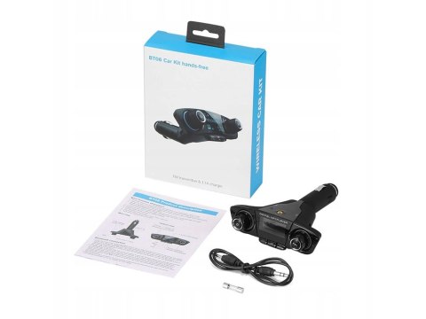 Transmiter fm bluetooth usb 5.0 wielofunkcyjny 8w1 Transmiter fm bluetooth usb 5.0 wielofunkcyjny 8w1