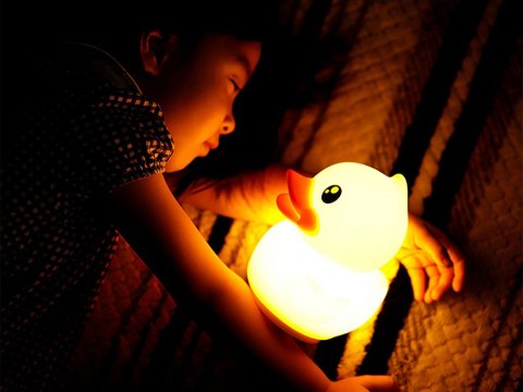 Lampka nocna dla dzieci led kaczka rgb dotyk usb Lampka nocna dla dzieci led kaczka rgb dotyk usb