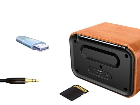 Radio fm kuchenne głośnik przenośne bluetooth aux Radio fm kuchenne głośnik przenośne bluetooth aux