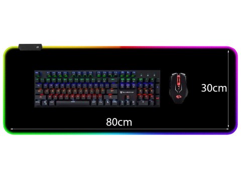 Podświetlana podkłada pod mysz gamingowa led xxl Podświetlana podkłada pod mysz gamingowa led xxl