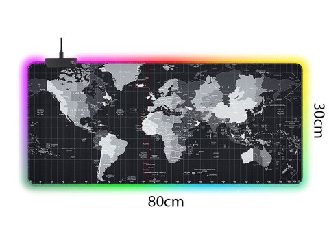 Podświetlana podkłada pod mysz gamingowa led xxl Podświetlana podkłada pod mysz gamingowa led xxl
