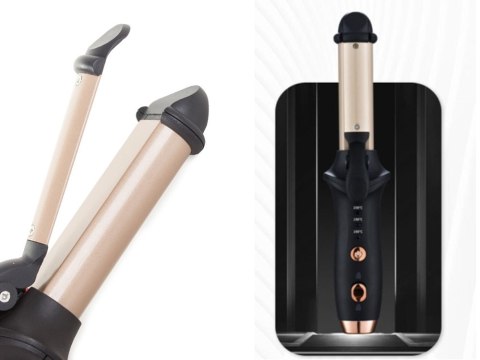 Lokówka prostownica do włosów loki powerbank usb Lokówka prostownica do włosów loki powerbank usb