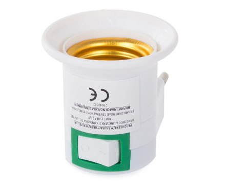 Adapter przejściówka na żarówkę wyłącznik 230v e27 Adapter przejściówka na żarówkę wyłącznik 230v e27