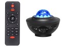 Projektor gwiazd lampka nocna led rgb + pilot