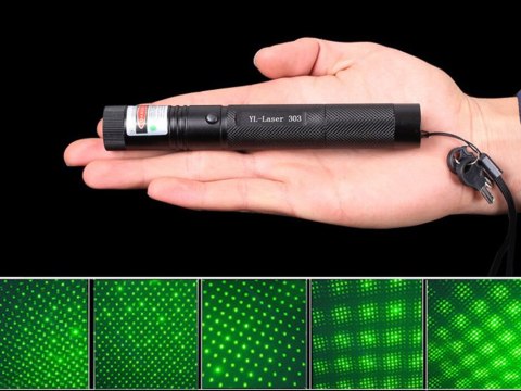 Wskaźnik laserowy laser zielony punktowy mocny Wskaźnik laserowy laser zielony punktowy mocny