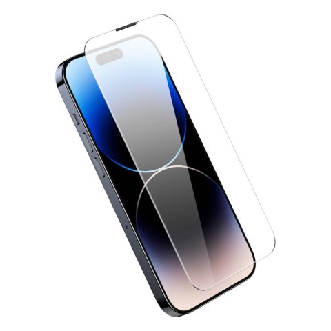 2X SZKŁO HARTOWANE DO IPHONE 14 PRO MAX NA CAŁY EKRAN Z OSŁONĄ NA GŁOŚNIK 0.3MM 2X SZKŁO HARTOWANE DO IPHONE 14 PRO MAX NA CAŁY EKRAN Z OSŁONĄ NA GŁOŚNIK 0.3MM