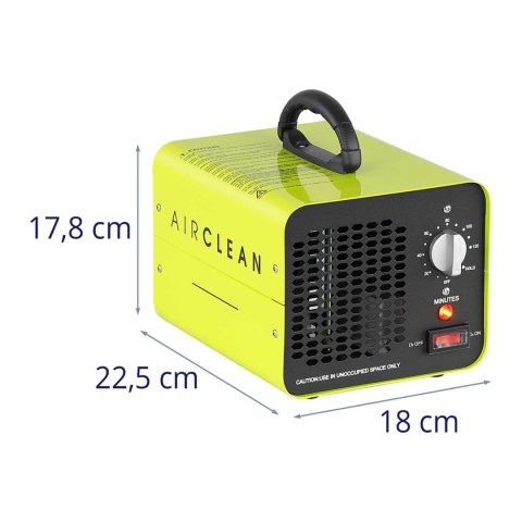 GENERATOR OZONU Z TIMEREM DO OZONOWANIA POWIETRZA 10000 MG/H 98W GENERATOR OZONU Z TIMEREM DO OZONOWANIA POWIETRZA 10000 MG/H 98W