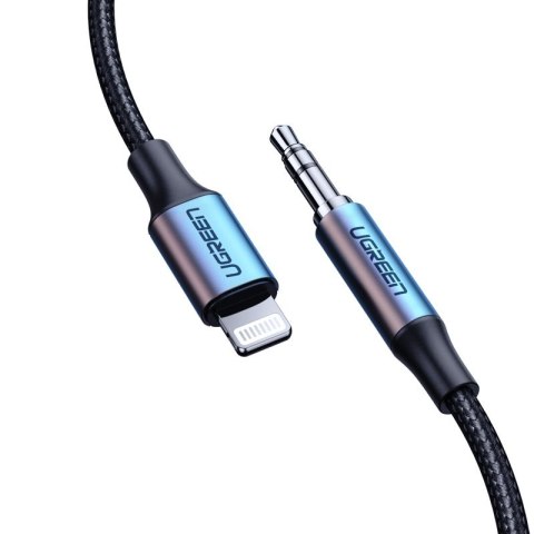KABEL PRZEWÓD AUDIO AUX DO IPHONE MFI LIGHTNING - 3.5 MMMINI JACK 1M SZARY KABEL PRZEWÓD AUDIO AUX DO IPHONE MFI LIGHTNING - 3.5 MMMINI JACK 1M SZARY