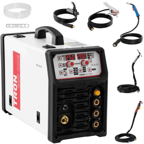 SPAWARKA MIGOMAT Z PRZECINARKĄ PLAZMOWĄ TRON 200 TIG MIG/MAG 200A PLASMA 50A 230V SPAWARKA MIGOMAT Z PRZECINARKĄ PLAZMOWĄ TRON 200 TIG MIG/MAG 200A PLASMA 50A 230V